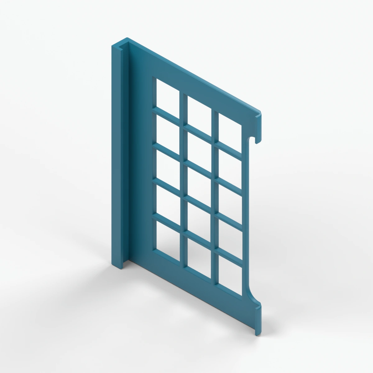 Model render of Elgato Stream Deck faceplate (15-key)