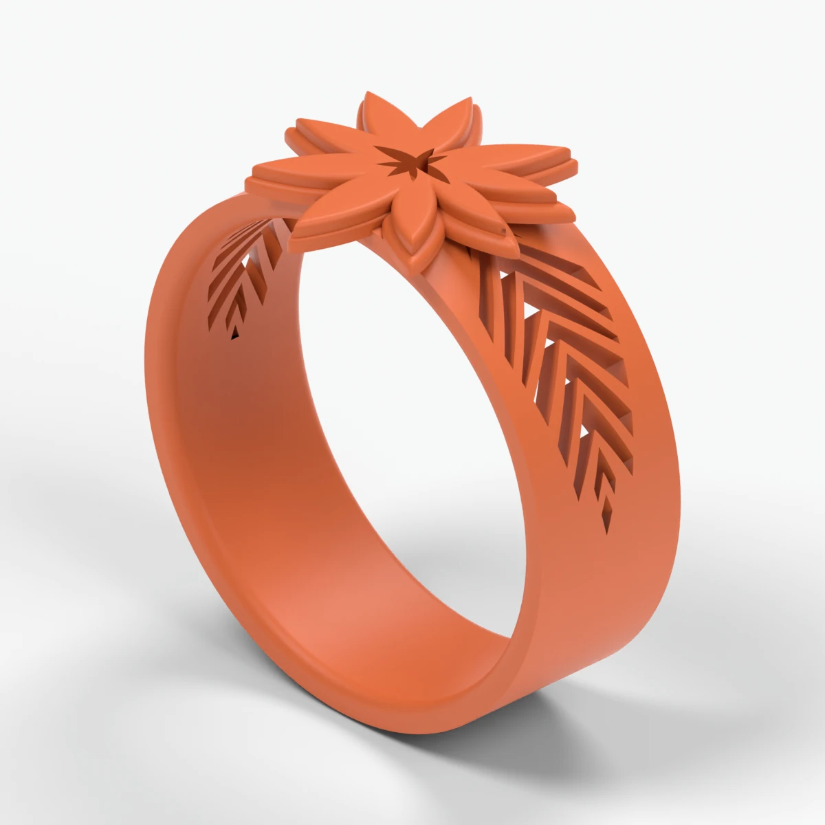 Model render of Flower ring