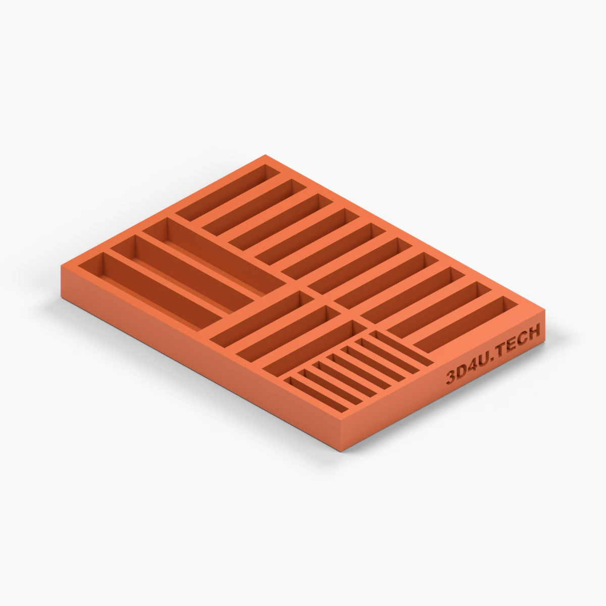 Model render of Game Boy cartridge holder (GB, GBA, 3DS)