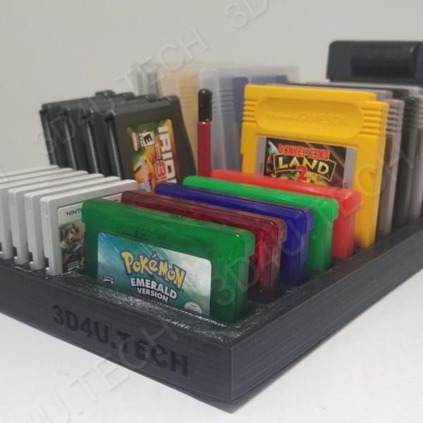 Game Boy cartridge holder (GB, GBA, 3DS)