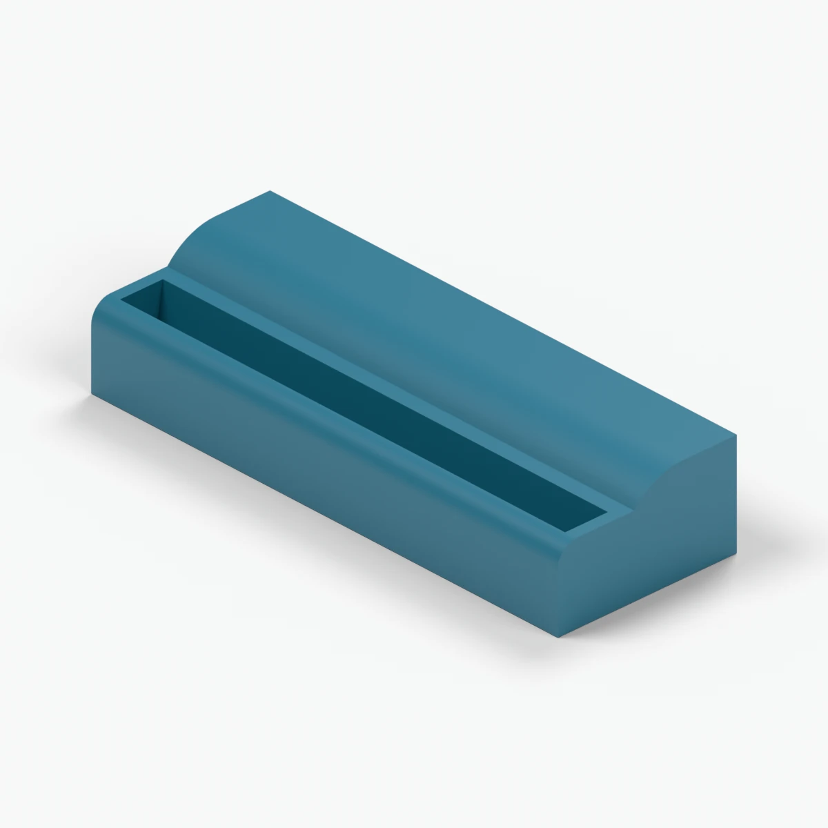 Model render of Raspberry Pi and 5-inch screen base