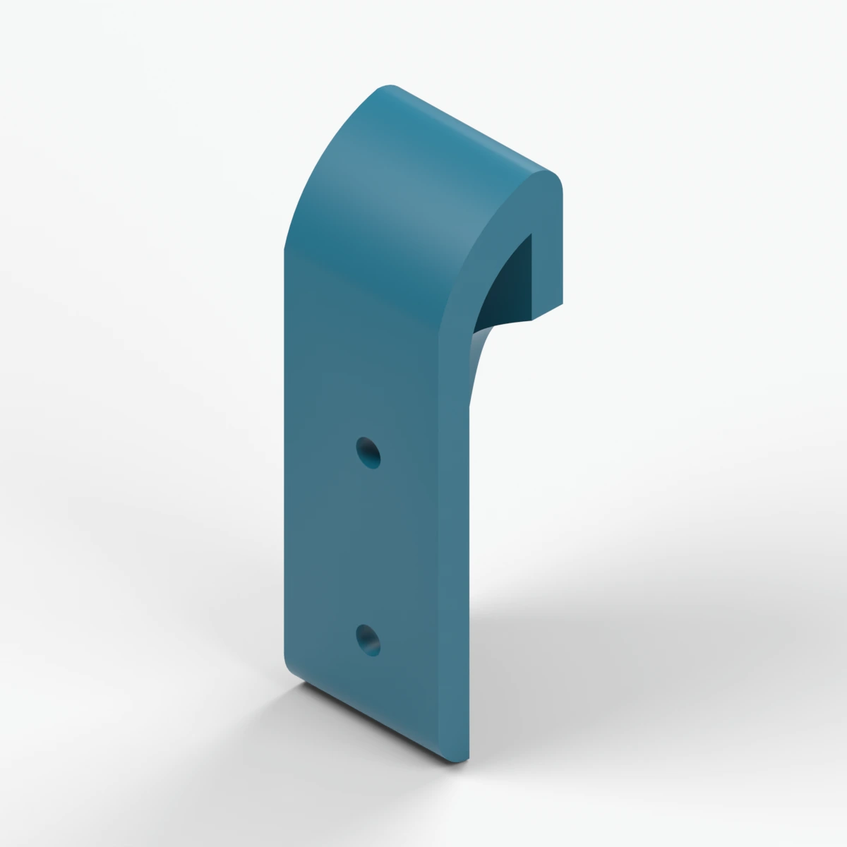 Model render of Tablet and phone wall mount