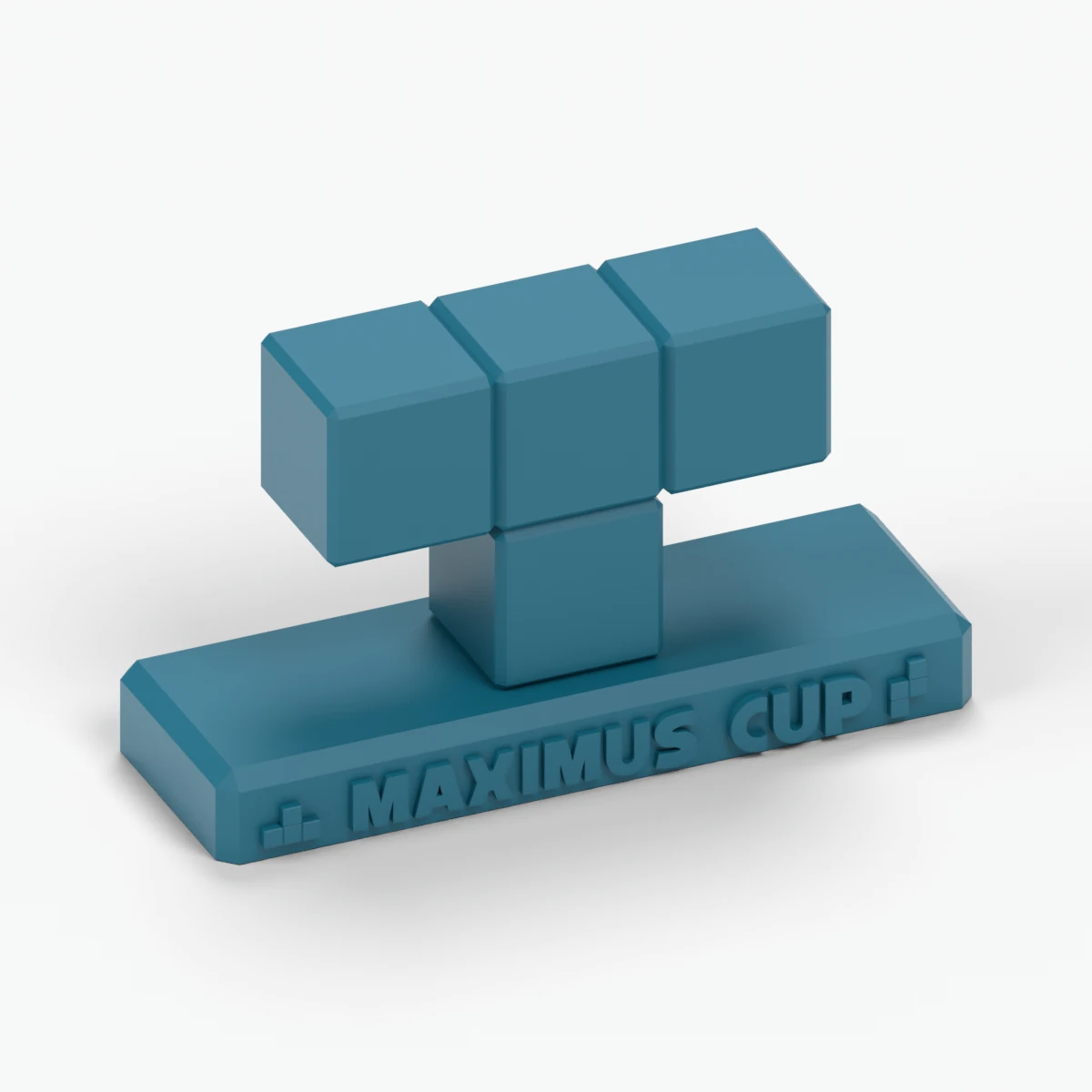 Model render of Tetris 99 Maximus Cup trophy